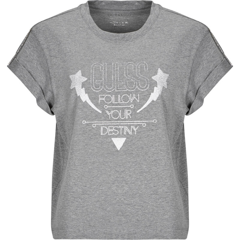 Guess Majice s kratkimi rokavi SLEEVES STRASS Guess
