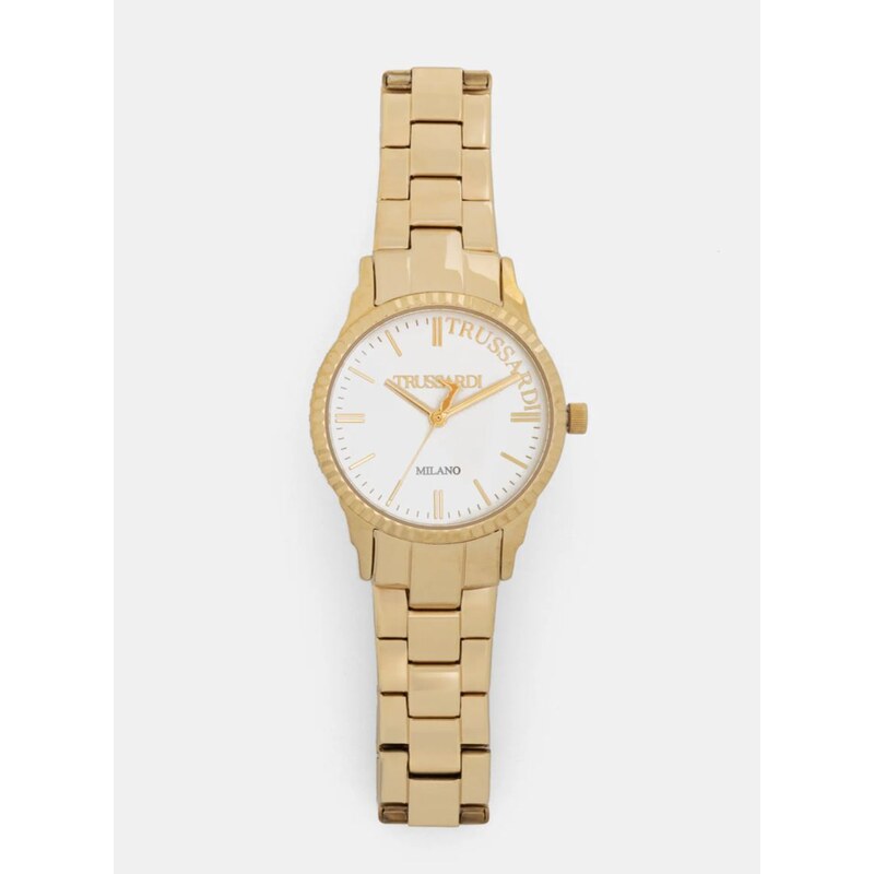 Ura Trussardi T-BENT ženska, zlata barva, R2453144504