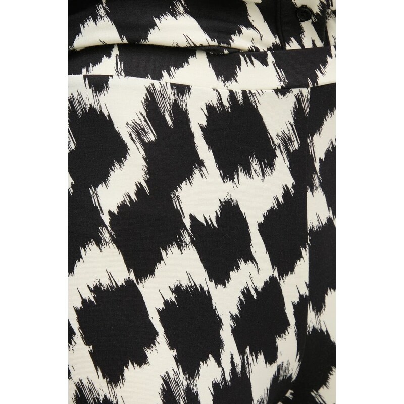 Hlače DIANE VON FURSTENBERG ženske, črna barva, DVFPL4S002