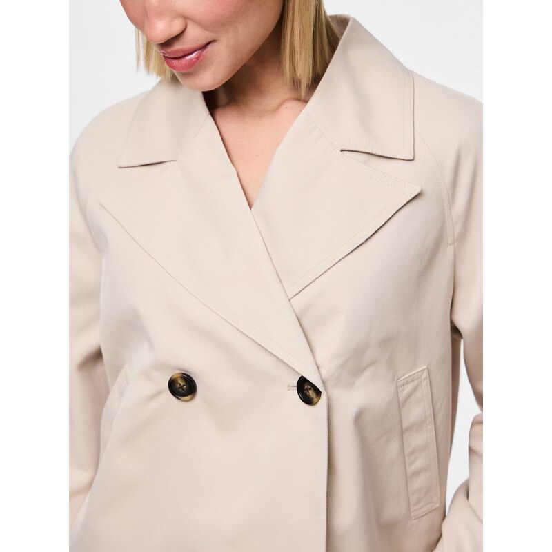 PIECES Prehodna jakna 'PCScarlett' greige