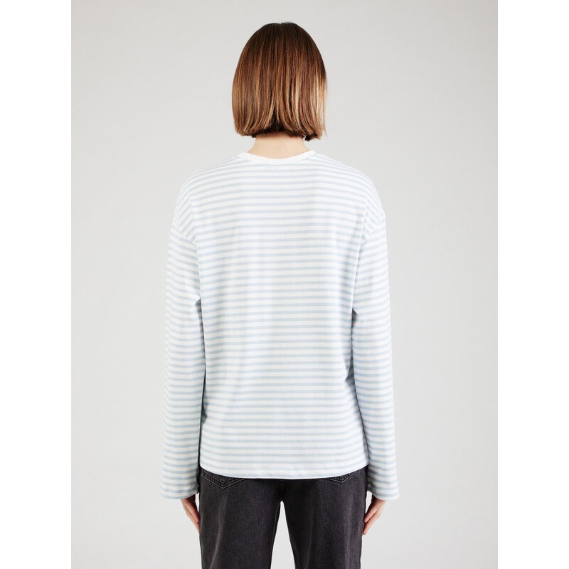 PIECES Majica 'PCSadie' svetlo modra / bela