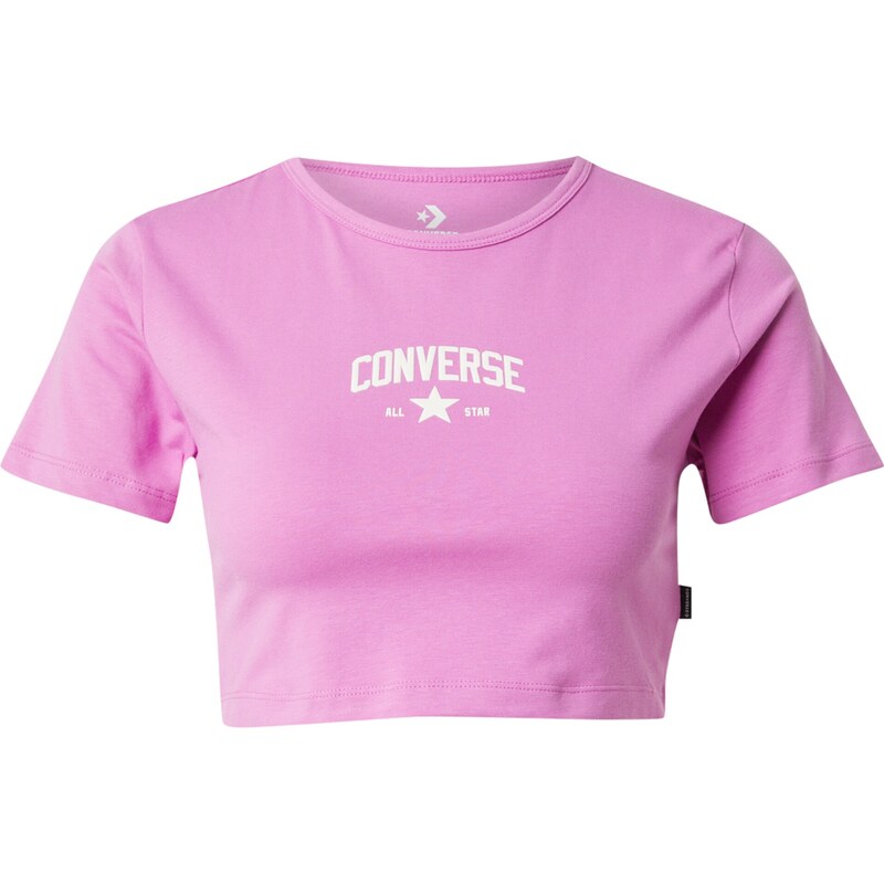 CONVERSE Majica roza / bela