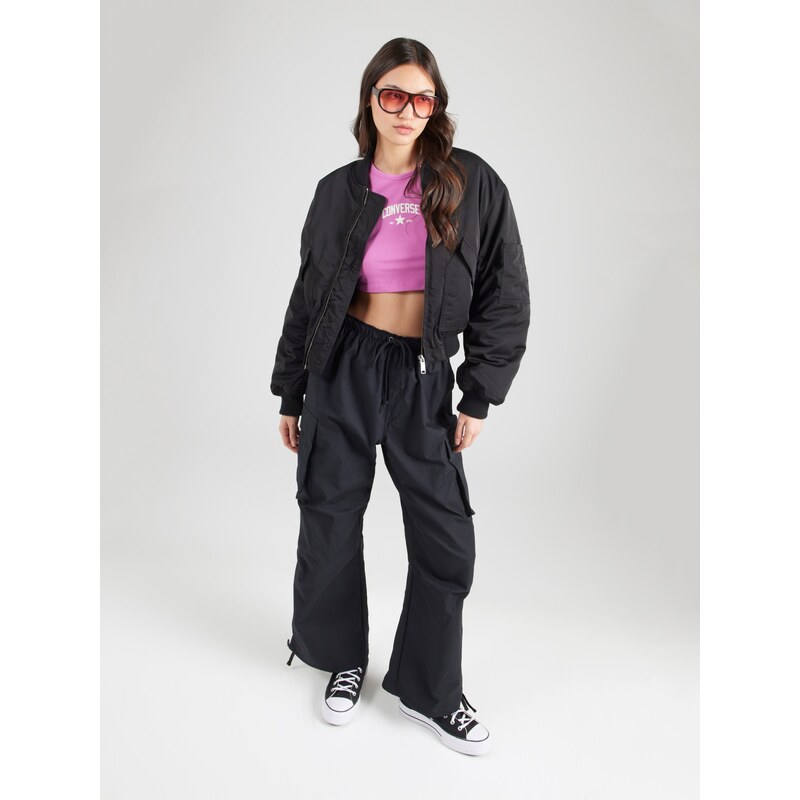 CONVERSE Majica roza / bela