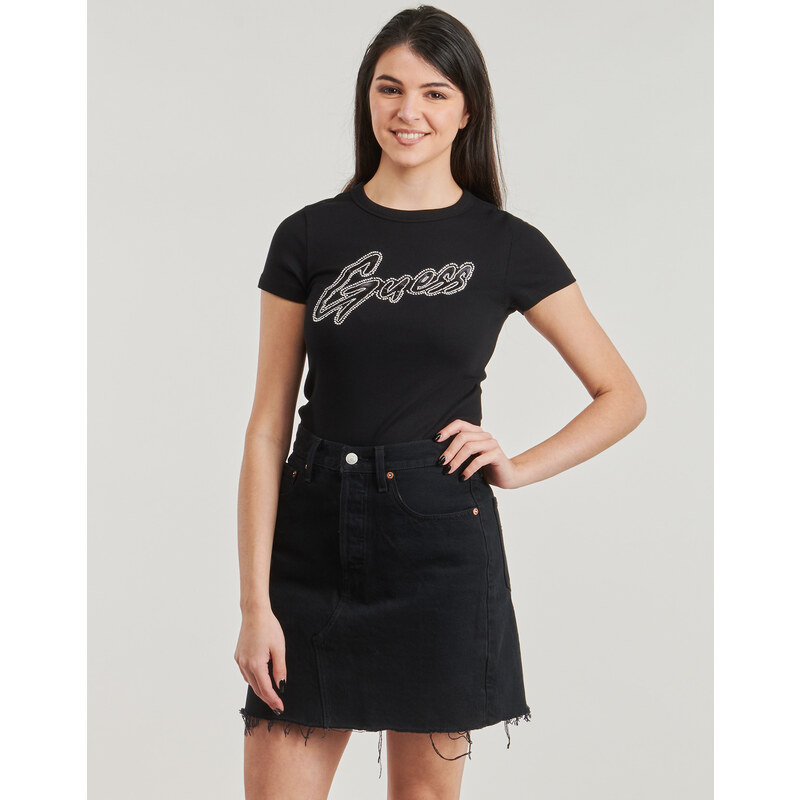 Guess Majice s kratkimi rokavi RIB LOGO Guess