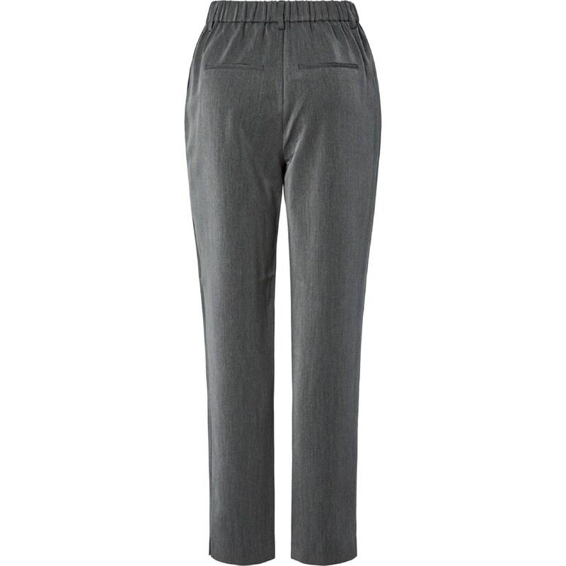 PIECES Hlače z naborki 'PCKamil' grafit