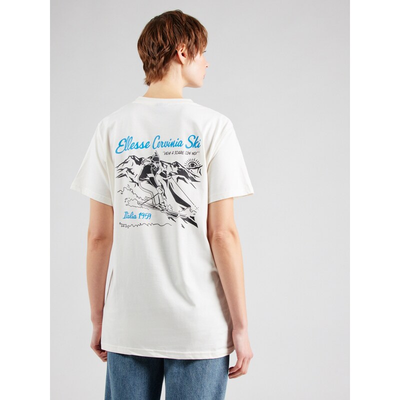 ELLESSE Majica 'Grubhof' svetlo modra / rdeča / črna / off-bela