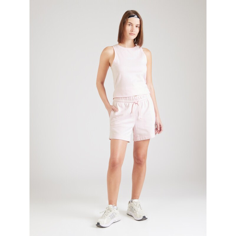 ADIDAS SPORTSWEAR Športni top 'Essentials' roza / bela