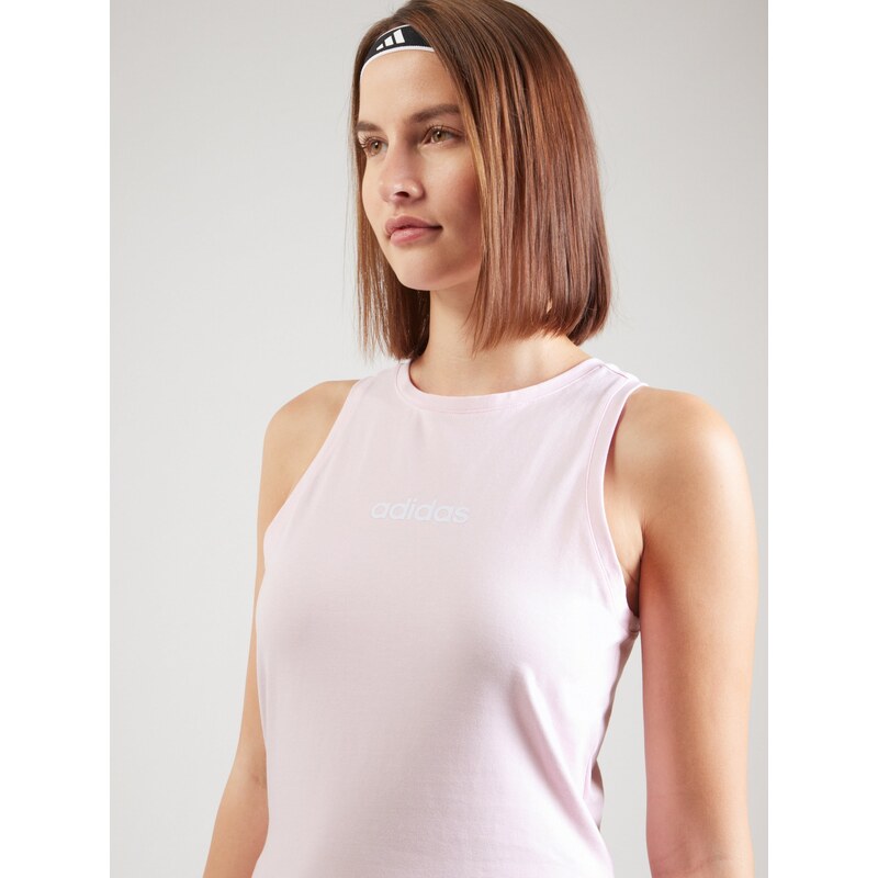 ADIDAS SPORTSWEAR Športni top 'Essentials' roza / bela