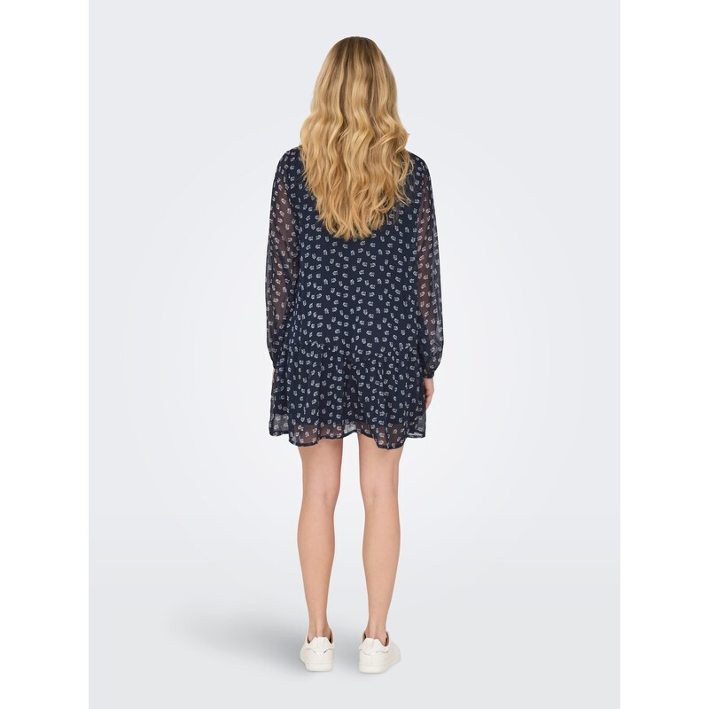 ONLY Dolga srajca 'ONLEMILIE' nočno modra / bela