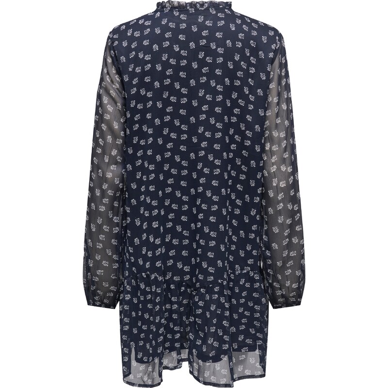 ONLY Dolga srajca 'ONLEMILIE' nočno modra / bela