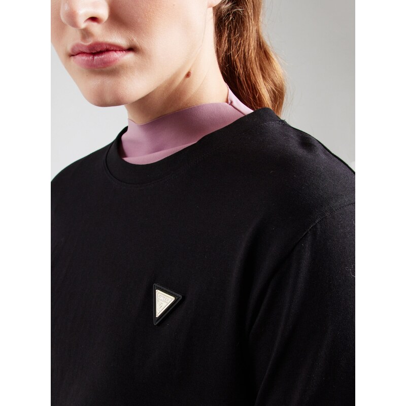 GUESS Funkcionalna majica 'COLETTE' črna / bela