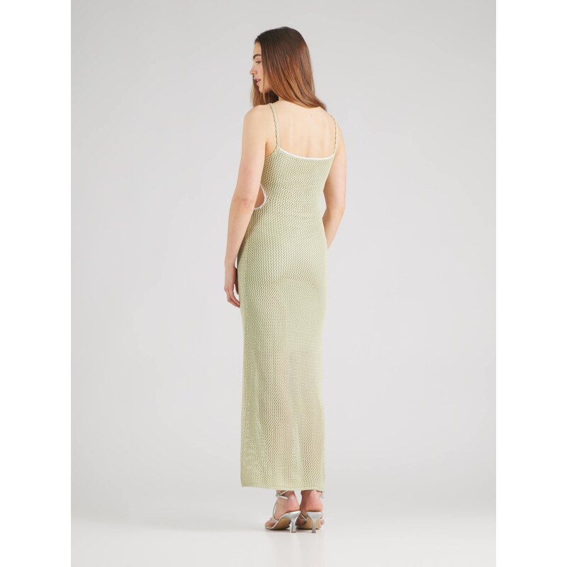 florence by mills exclusive for ABOUT YOU Pletena obleka trst / bela