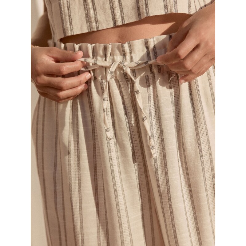 Next Hlače svetlo bež / jelka