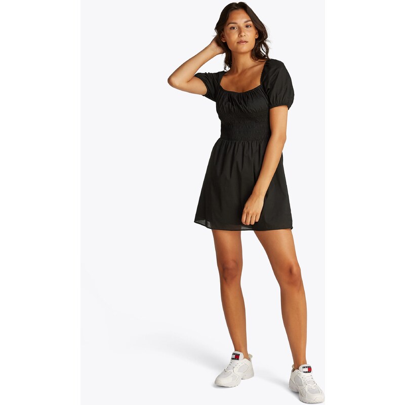 Tommy Jeans Poletna obleka črna