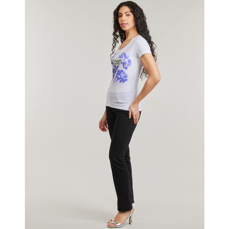 Guess Majice s kratkimi rokavi CN FLOWER TRIANGLE Guess