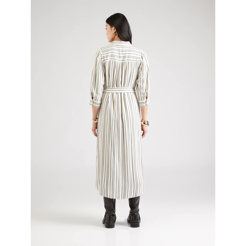 VERO MODA Dolga srajca 'VMBAYA' bež / črna / srebrna