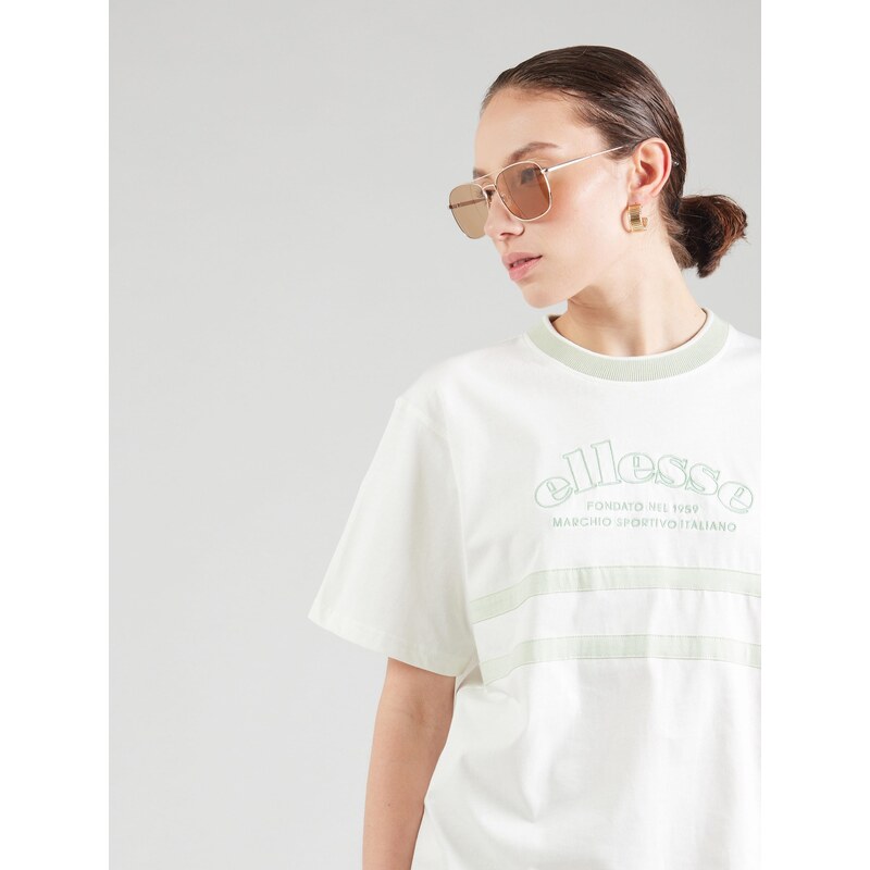 ELLESSE Majica 'THONES' svetlo siva / svetlo zelena / off-bela