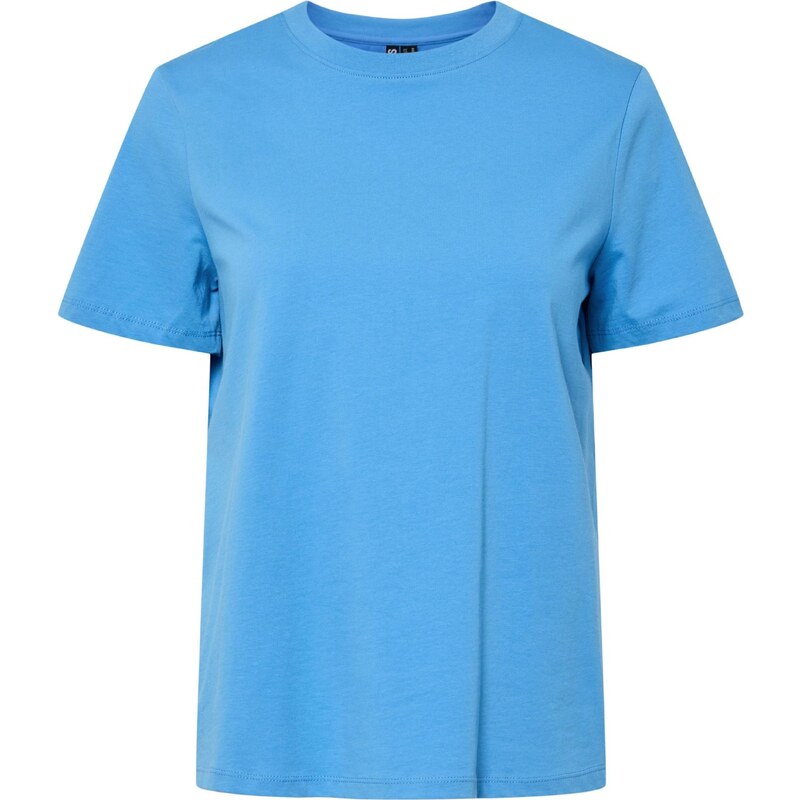 PIECES Majica 'PCRia' nebeško modra