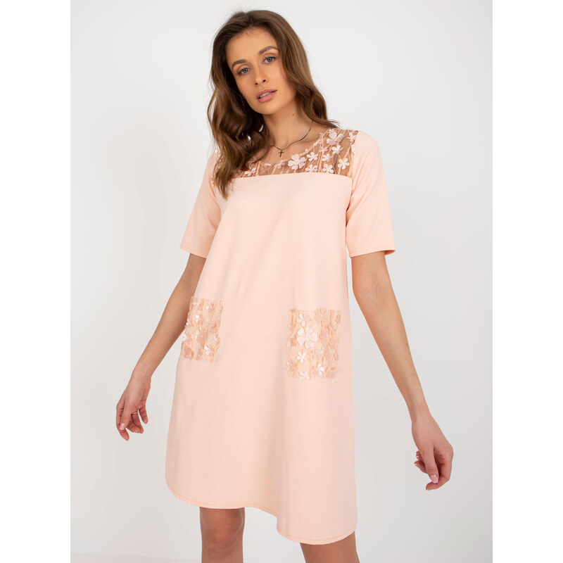 LAKERTA Dress-LK-SK-506735.82-Peach