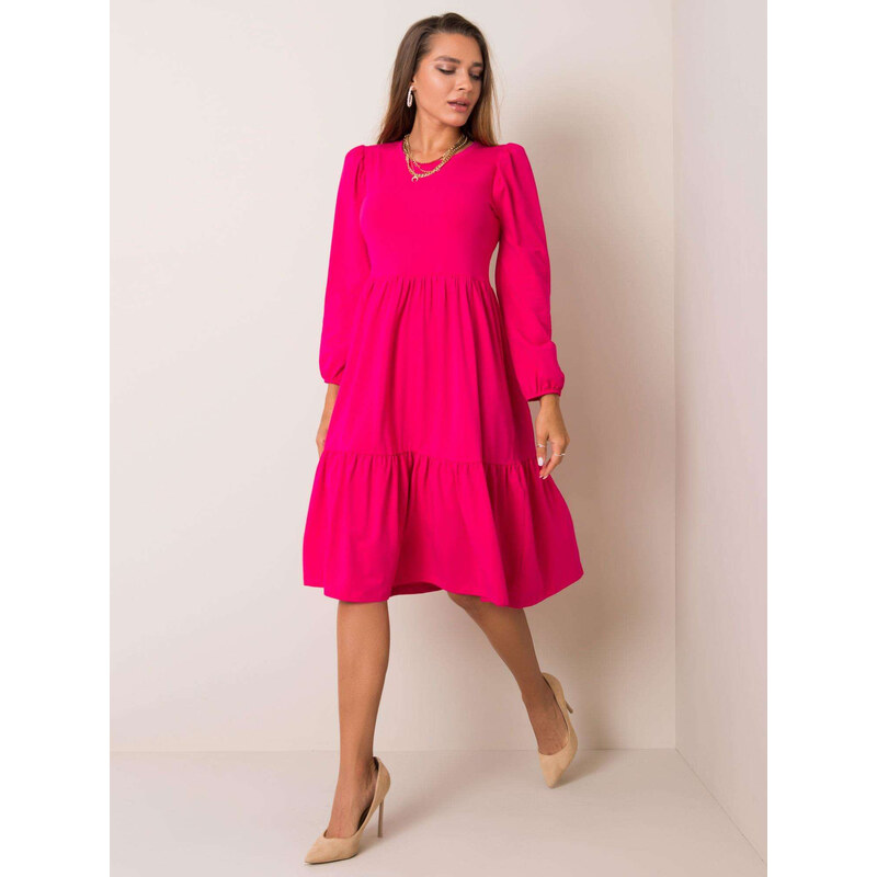 RUE PARIS Dress-RV-SK-5832.18X-Fuchsia
