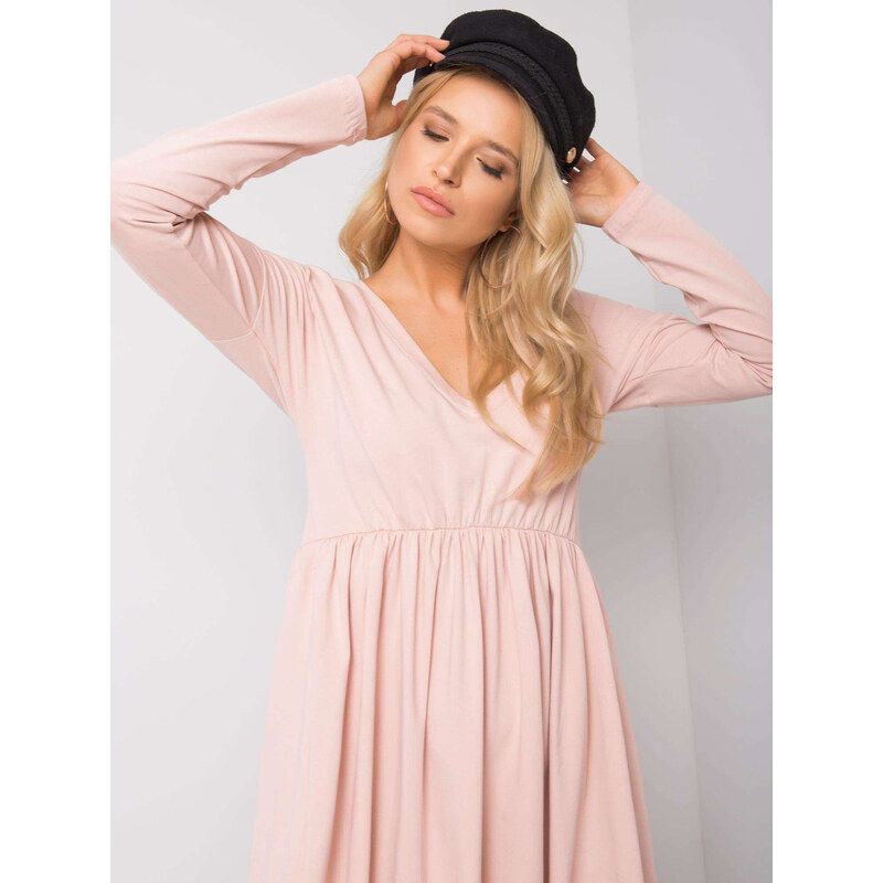 RUE PARIS Dress-RV-SK-6008.19X-Light Pink