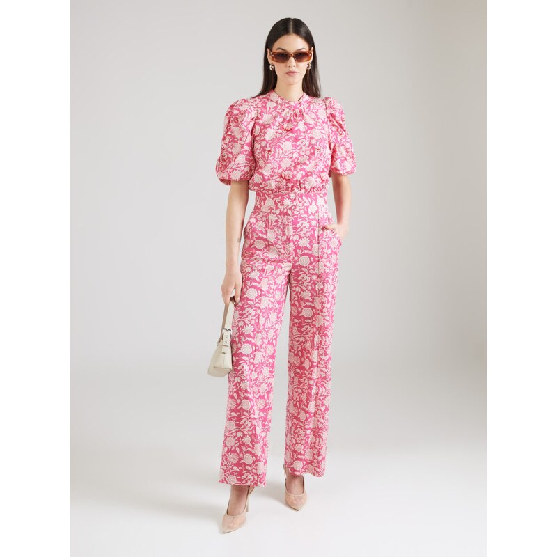 Harper & Yve Hlače roza / bela