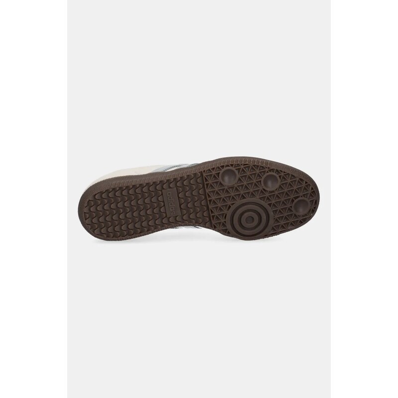 Usnjene superge adidas Originals Samba OG W bež barva, JH7299