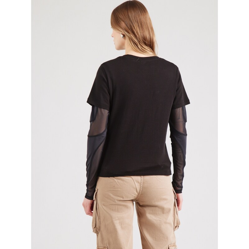 G-STAR Majica črna / bela