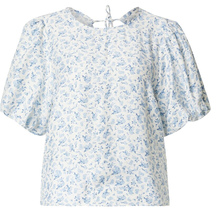 MSCH COPENHAGEN Majica 'MSCHCajsa Karalynn' modra / svetlo modra / bela