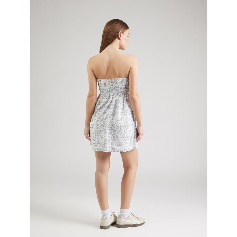 HOLLISTER Poletna obleka svetlo modra / zelena / bela