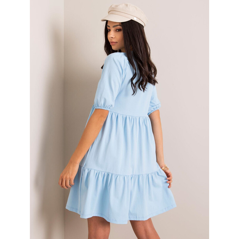 RUE PARIS Dress-RV-SK-5587.93-Light Blue