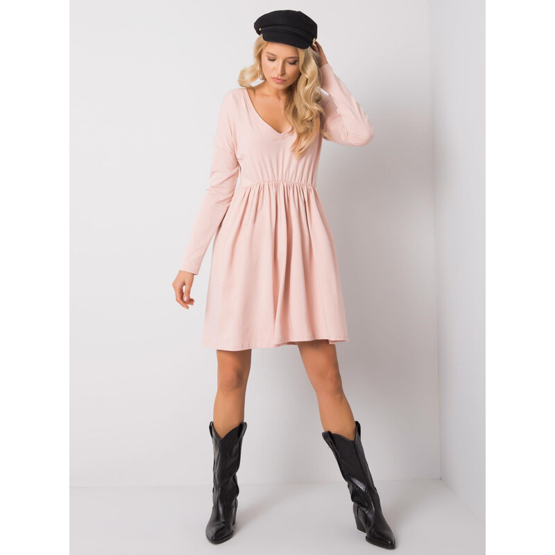 RUE PARIS Dress-RV-SK-6008.19X-Light Pink