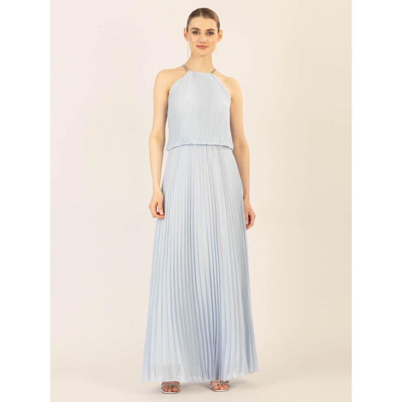 APART Večerna obleka svetlo modra