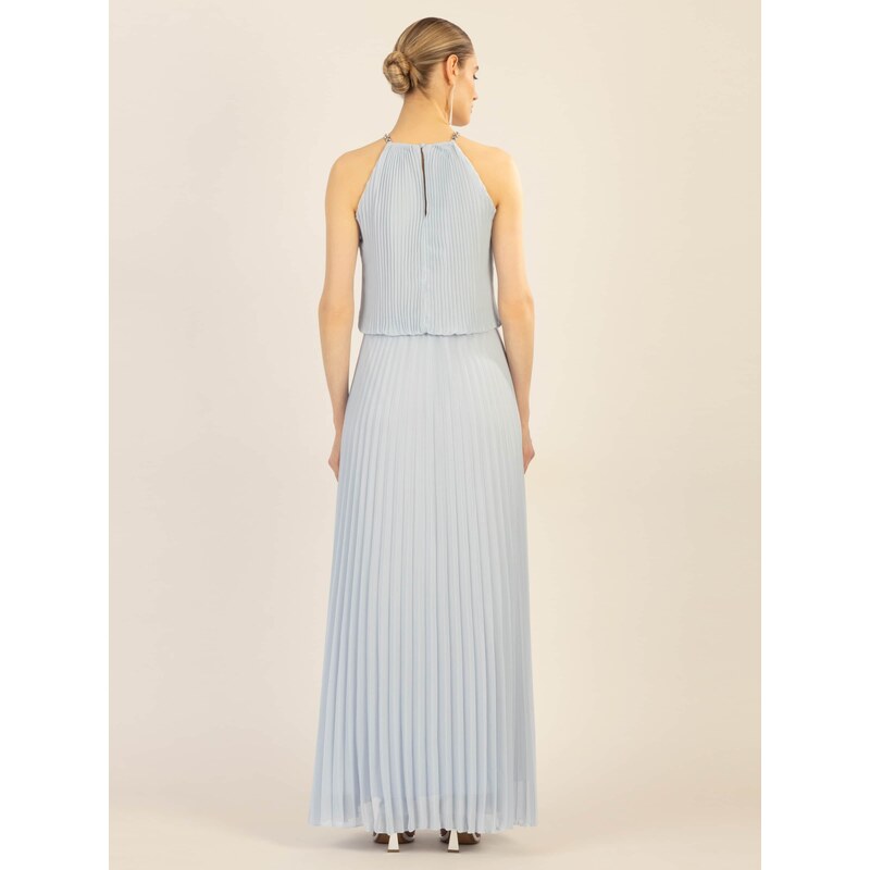 APART Večerna obleka svetlo modra