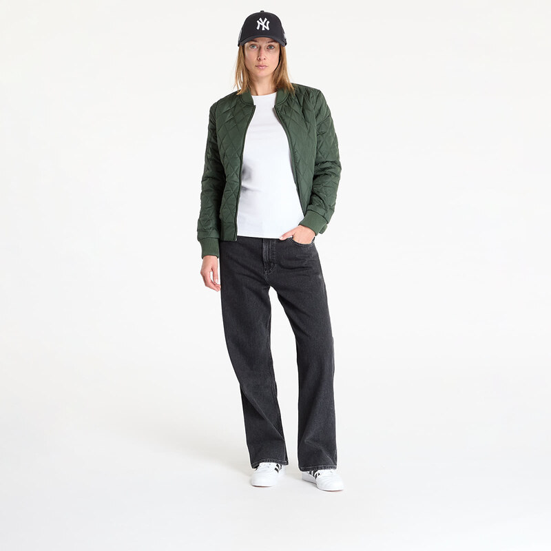 Jakna Urban Classics Ladies Diamond Quilt Nylon Jacket Olive XS