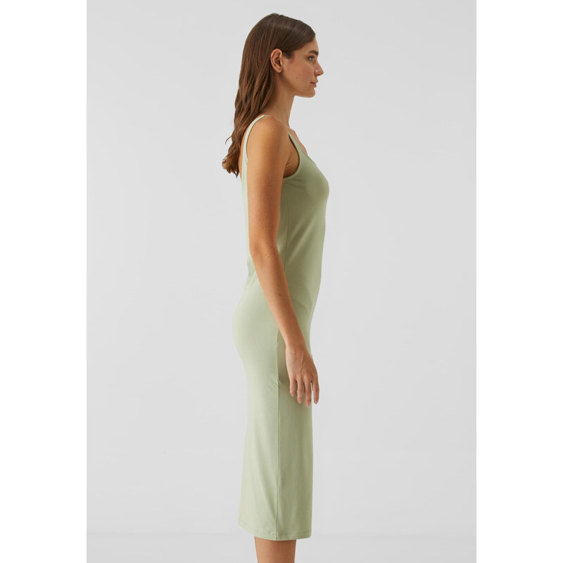 Urban Classics Obleka pastelno zelena