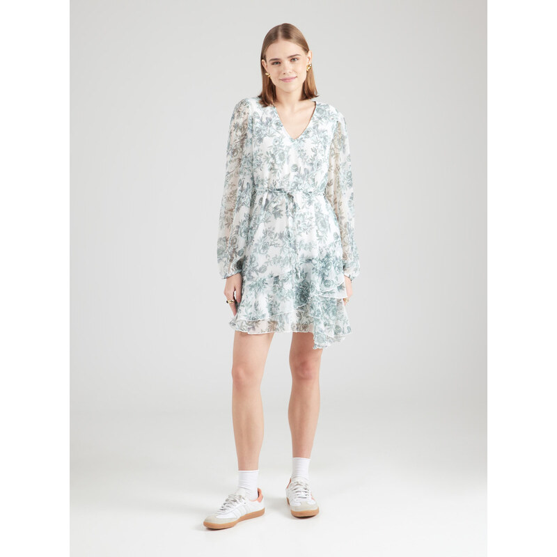 ONLY Obleka 'Miriam' dimno modra / zelena / bela