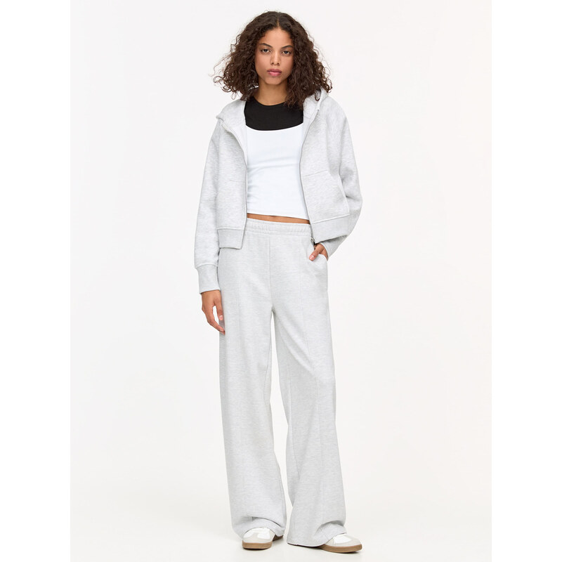 Pull&Bear Hlače svetlo siva