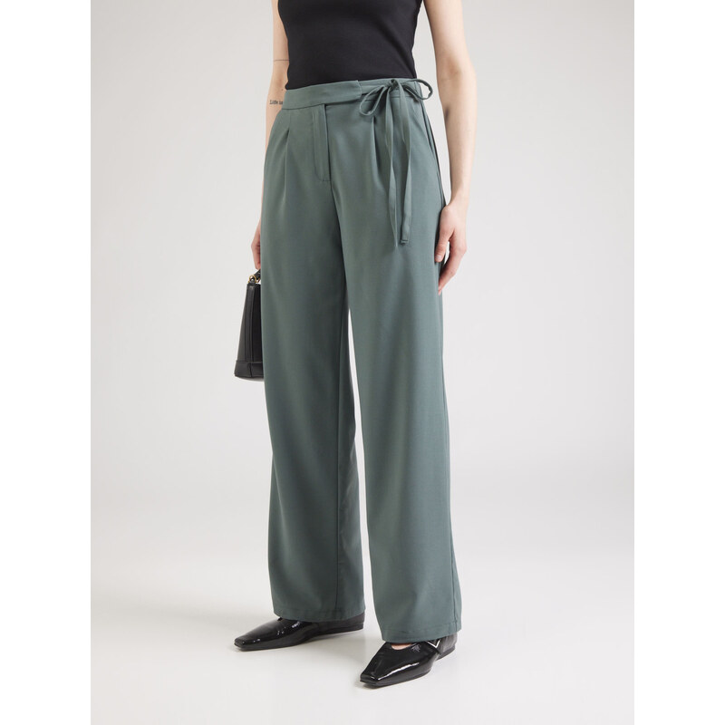 ABOUT YOU Hlače z naborki 'Gemma' zelena
