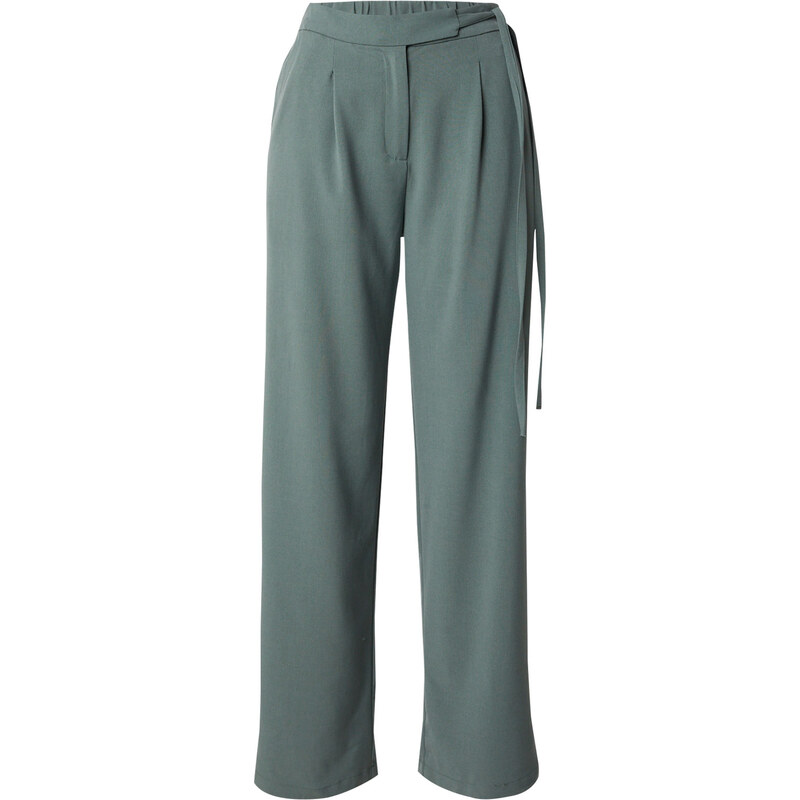 ABOUT YOU Hlače z naborki 'Gemma' zelena