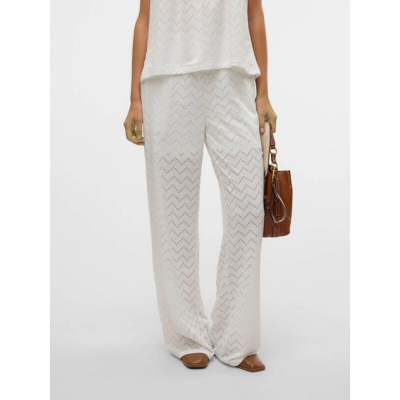 VERO MODA Hlače 'VMThas' bela