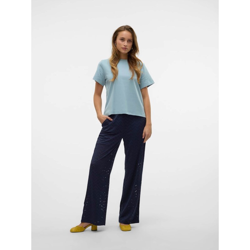 VERO MODA Hlače 'VMTHAS' mornarska