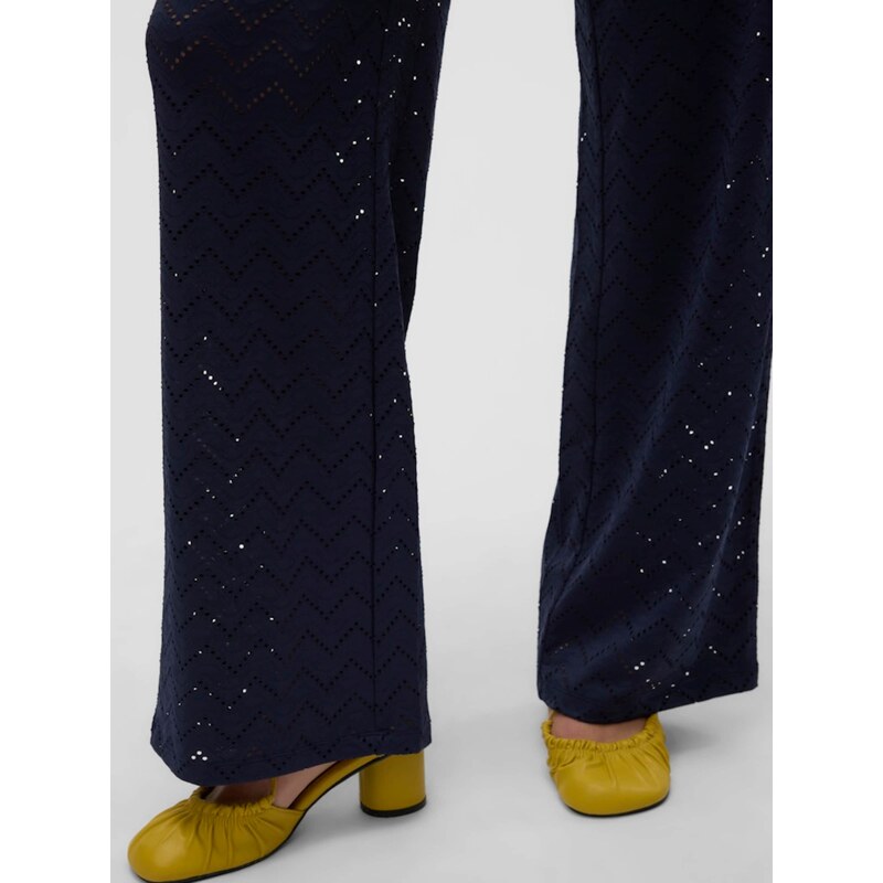 VERO MODA Hlače 'VMTHAS' mornarska