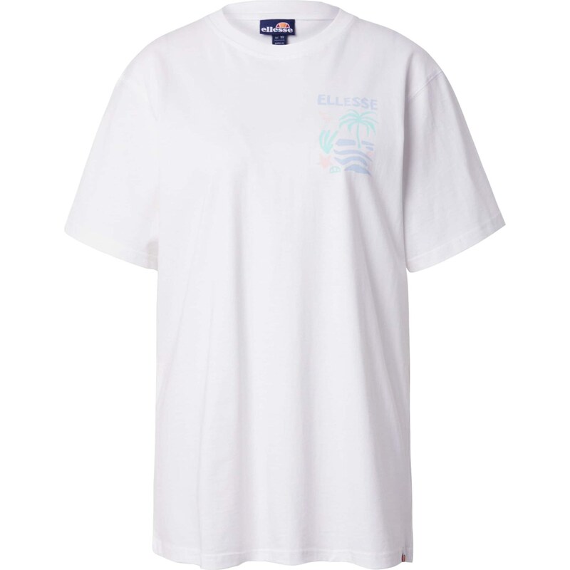 ELLESSE Majica 'ROCKLEY' bež / pastelno modra / svetlo zelena / bela