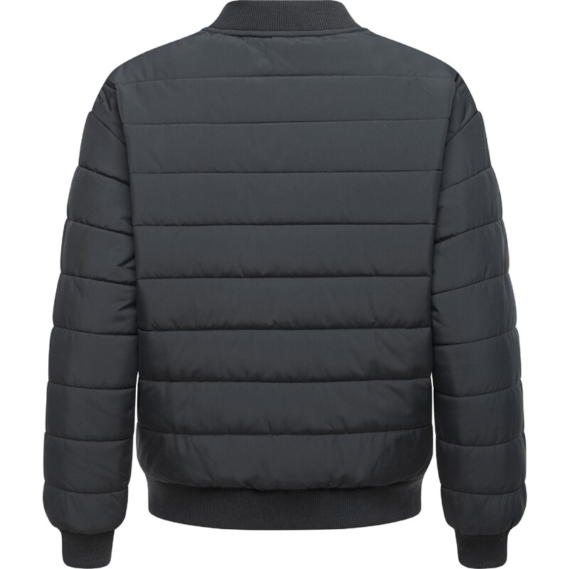 Ragwear Prehodna jakna 'Bombina' temno siva / črna