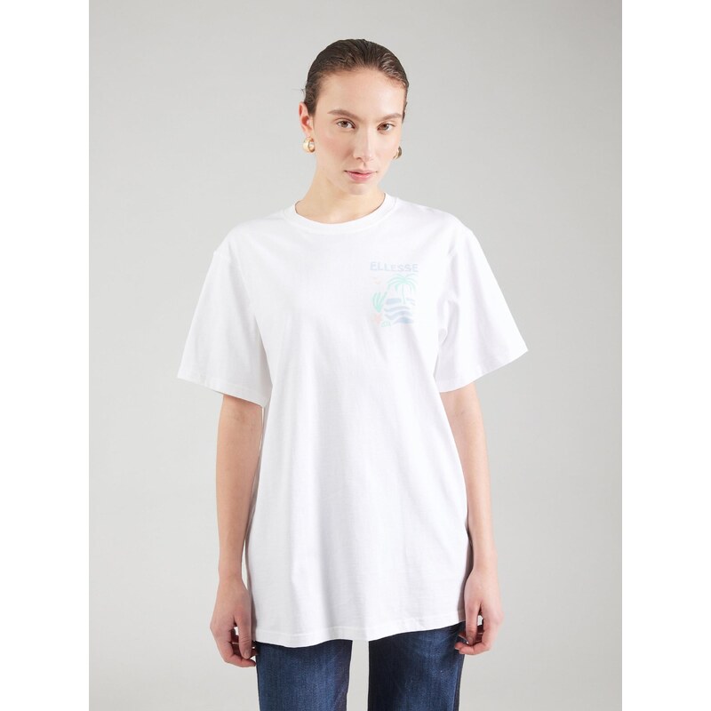 ELLESSE Majica 'ROCKLEY' bež / pastelno modra / svetlo zelena / bela