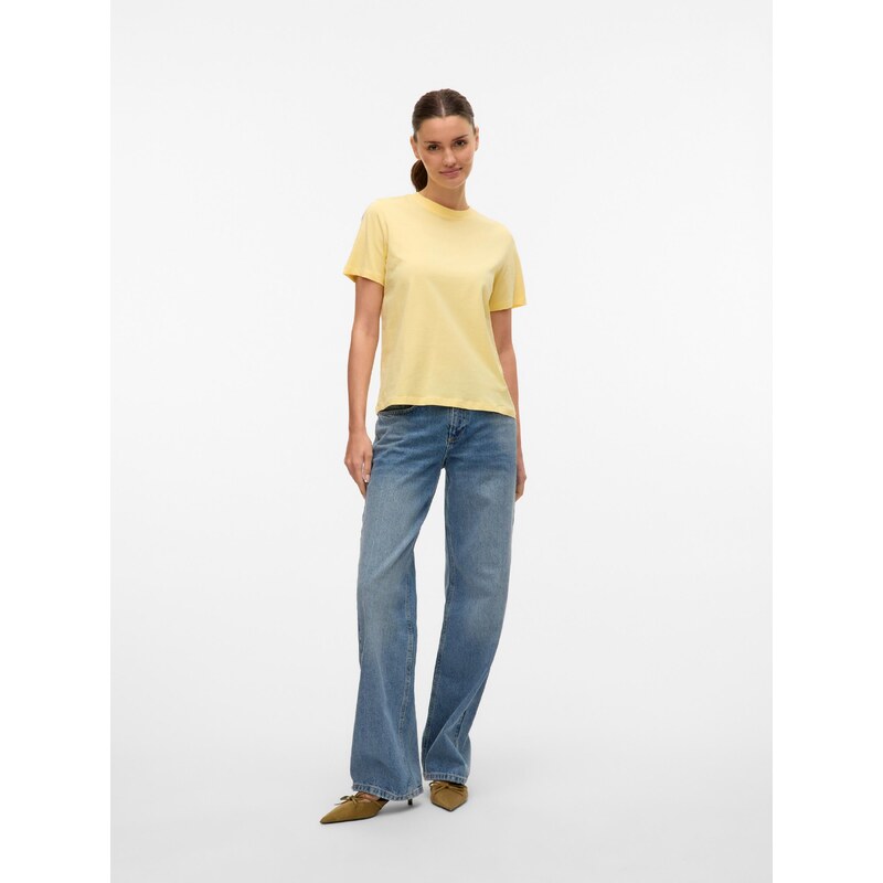 VERO MODA Majica 'VMPaulina' rumena