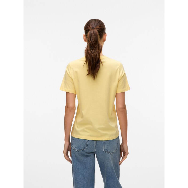 VERO MODA Majica 'VMPaulina' rumena