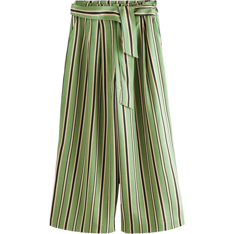 Next Hlače bež / zelena / črna