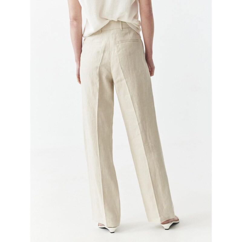 TATUUM Hlače bež / progasto bež